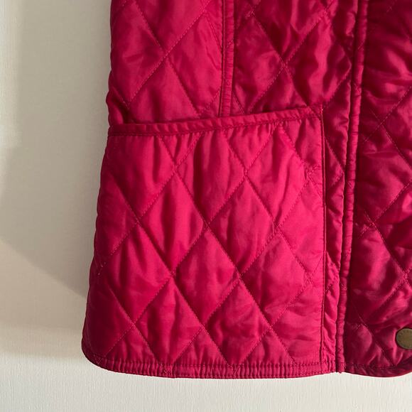 Barbour Women’s Quilted Gilet Vest – Pink – Size US 6 / UK 10 – Diamond Quilt - Picture 5 of 11